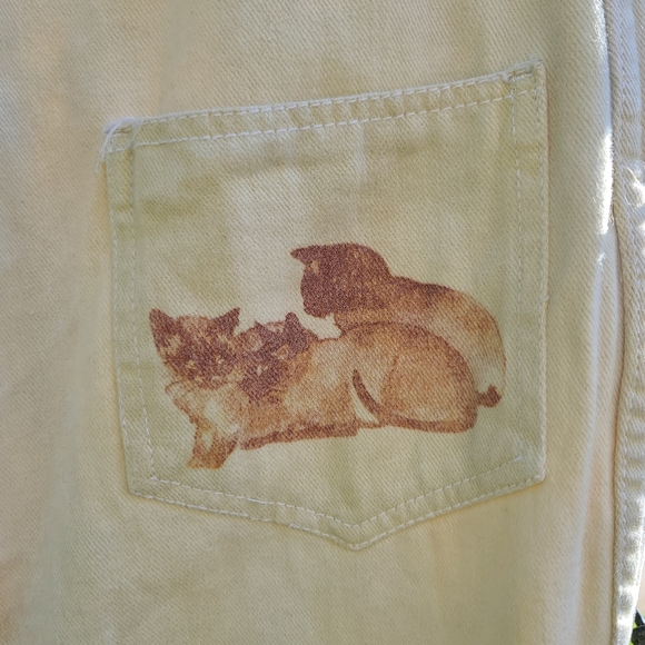 Vintage Denimites Cat Jeans Siamese Bermese - Picture 7 of 8
